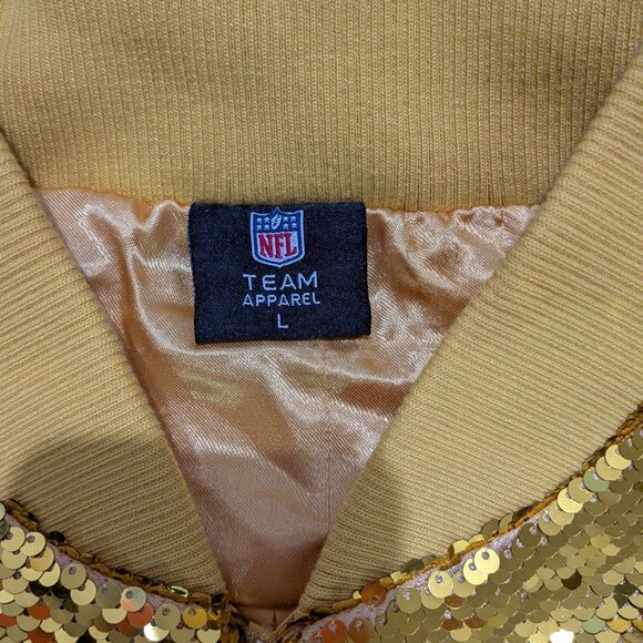 Kansas City Chiefs NFL Apparel Sequin Jacket Size Large pristine condition - Picture 7 of 10